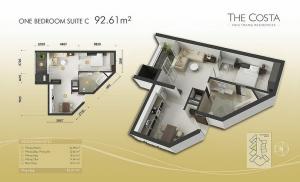 1-bed Suite C 93m2