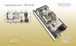 1-bed Suite E  101m2