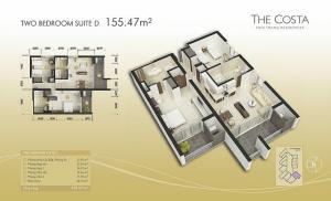 2-bed Suite D 155m2