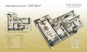 3-bed Suite A 249m2