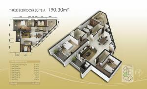 3-bed exec Suite A 190m2